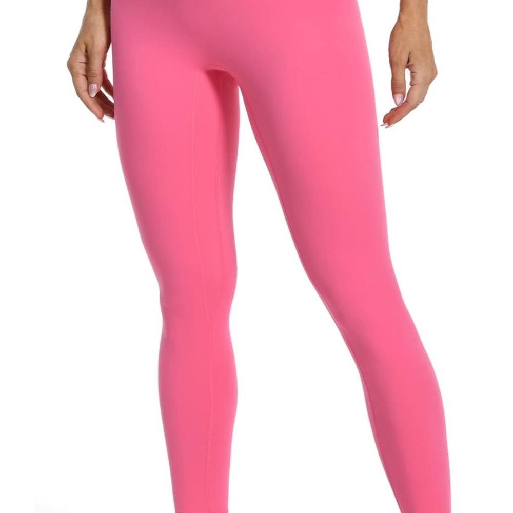 Yunoga Bright Pink Active workout leggings like new 🌸
